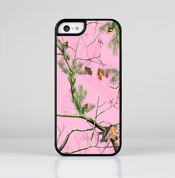 The Pink Real Camouflage Skin-Sert for the Apple iPhone 5c Skin-Sert Case