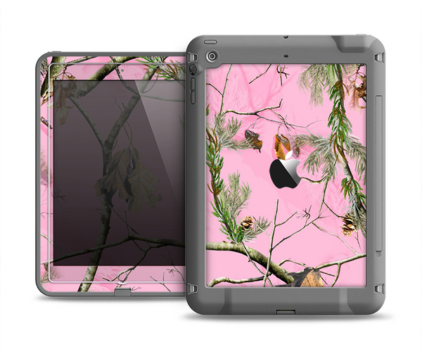 The Pink Real Camouflage Apple iPad Air LifeProof Fre Case Skin Set
