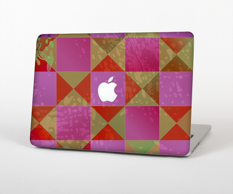 The Pink, Red and Green Drop-Shapes Skin Set for the Apple MacBook Pro 13" with Retina Display