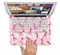 The Pink Ribbon Collage Breast Cancer Awareness Skin Set for the Apple MacBook Pro 15" with Retina Display