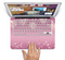 The Pink Sparkly Chandelier Hearts Skin Set for the Apple MacBook Air 13"