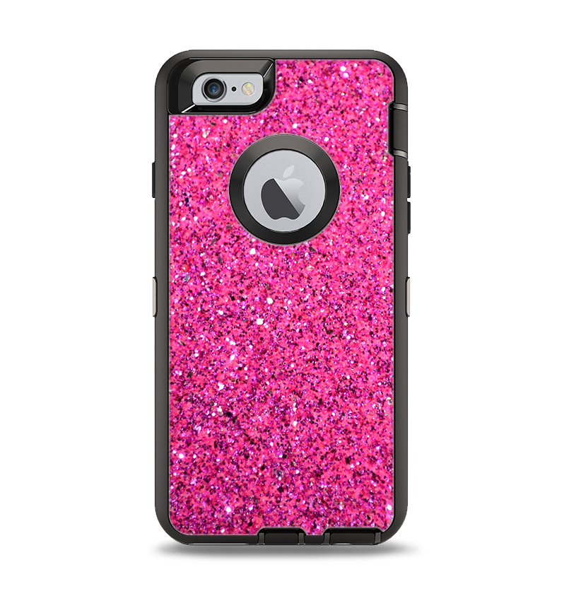 The Pink Sparkly Glitter Ultra Metallic Apple iPhone Otterbox