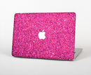 The Pink Sparkly Glitter Ultra Metallic Skin Set for the Apple MacBook Pro 15" with Retina Display