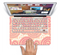 The Pink Spiral Polka Dots Skin Set for the Apple MacBook Pro 13" with Retina Display