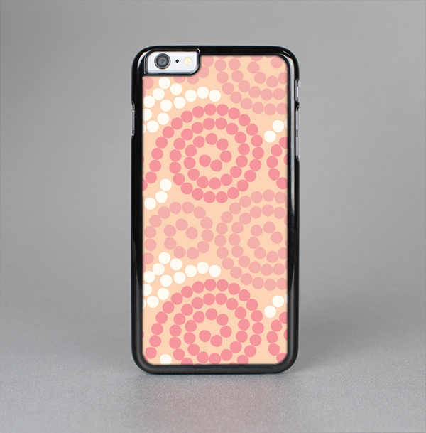 The Pink Spiral Polka Dots Skin-Sert for the Apple iPhone 6 Skin-Sert Case