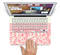 The Pink & Tan Polka Dot Pattern V1 Skin Set for the Apple MacBook Pro 15" with Retina Display