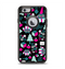 The Pink & Teal Owl Collaged Vector Shapes Apple iPhone 6 Otterbox Defender Case Skin Set