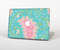 The Pink & Teal Paisley Design Skin Set for the Apple MacBook Pro 13" with Retina Display