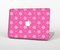 The Pink & Tiny White Floral Pattern Skin Set for the Apple MacBook Pro 13" with Retina Display