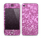 The Pink Unfocused Glimmer Skin for the Apple iPhone 4-4s