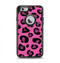 The Pink Vector Cheetah Print Apple iPhone 6 Otterbox Defender Case Skin Set