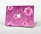 The Pink Vintage Flowers with Swirls Skin Set for the Apple MacBook Pro 15" with Retina Display