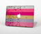 The Pink Water Stripes Skin Set for the Apple MacBook Pro 13" with Retina Display