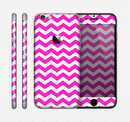 The Pink & White Chevron Pattern Skin for the Apple iPhone 6