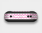The Pink & White Ombre Chevron Pattern Skin Set for the Beats Pill Plus
