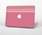 The Pink & White Polka Dot Pattern V4 Skin Set for the Apple MacBook Pro 13" with Retina Display