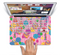 The Pink With Vector Color Treats Skin Set for the Apple MacBook Pro 13" with Retina Display