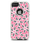 The Pink and Black Vector Floral Pattern Skin For The iPhone 5-5s Otterbox Commuter Case