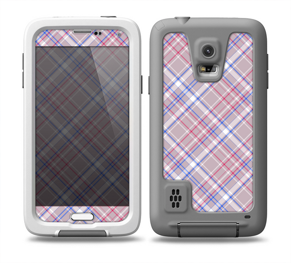 The Pink and Brown Fashion Stripes Skin Samsung Galaxy S5 frē LifeProof Case