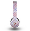 The Pink and Blue Layered Plaid Pattern V4 Skin for the Beats by Dre Original Solo-Solo HD Headphones