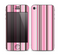 The Pink and Brown Fashion Stripes Skin for the Apple iPhone 4-4s