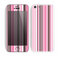 The Pink and Brown Fashion Stripes Skin for the Apple iPhone 5c