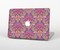 The Pink and Green Paisley Seamless Pattern Skin Set for the Apple MacBook Pro 15" with Retina Display