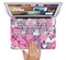 The Pink and Purple Candy Hearts Skin Set for the Apple MacBook Pro 13" with Retina Display