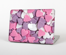 The Pink and Purple Candy Hearts Skin Set for the Apple MacBook Pro 15" with Retina Display
