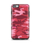 The Pink and Red Tradtional Camouflage Apple iPhone 6 Plus Otterbox Symmetry Case Skin Set