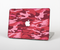 The Pink and Red Tradtional Camouflage Skin Set for the Apple MacBook Pro 13" with Retina Display
