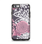 The Pink and White Solid Flowers Apple iPhone 6 Otterbox Symmetry Case Skin Set