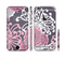 The Pink and White Solid Flowers Sectioned Skin Series for the Apple iPhone 6 Plus