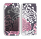 The Pink and Yellow Floral Vine Pattern Skin for the Apple iPhone 5c
