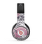 The Pink and White Solid Flowers Skin for the Beats by Dre Pro Headphones
