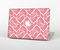The Pink and White Swirly Heart Design Skin Set for the Apple MacBook Pro 15" with Retina Display