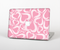 The Pink and White Vector Swirly Heart Pattern Skin Set for the Apple MacBook Pro 15" with Retina Display