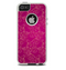 The Pink and Yellow Floral Vine Pattern Skin For The iPhone 5-5s Otterbox Commuter Case