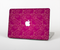 The Pink and Yellow Floral Vine Pattern Skin Set for the Apple MacBook Pro 15" with Retina Display