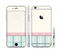 The Polka Dots with Green and Purple Stripes Sectioned Skin Series for the Apple iPhone 6s