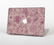 The Puprle and Light Pink Sketched Lace Patterns v21 Skin Set for the Apple MacBook Pro 13" with Retina Display