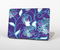The Purple & Blue Vector Floral Design Skin Set for the Apple MacBook Pro 13" with Retina Display