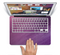 The Purple Dust Skin Set for the Apple MacBook Pro 15" with Retina Display