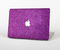 The Purple Glitter Ultra Metallic Skin Set for the Apple MacBook Pro 15" with Retina Display