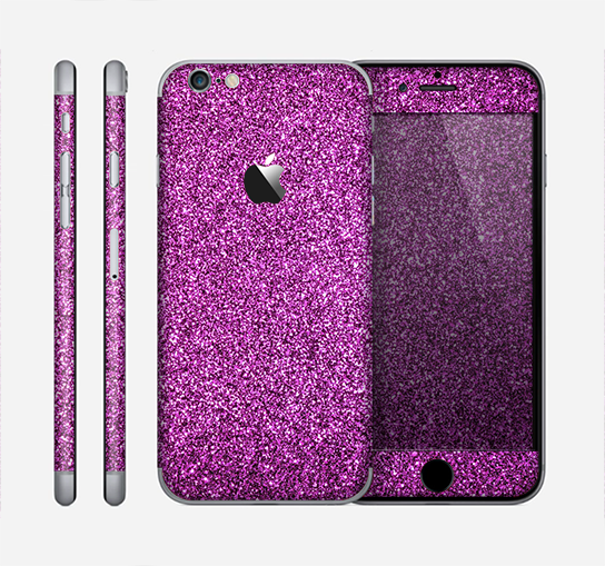 The Purple Glitter Ultra Metallic Skin for the Apple iPhone 6