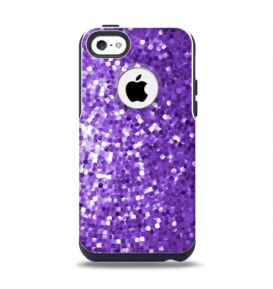 The Purple Shaded Sequence Apple iPhone 5c Otterbox Commuter Case Skin Set