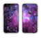 The Purple Space Neon Explosion Apple iPhone 6 Plus LifeProof Nuud Case Skin Set