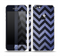The Purple Textured Chevron Pattern Skin Set for the Apple iPhone 5