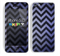 The Purple Textured Chevron Pattern Skin for the Apple iPhone 5c