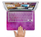 The Purple Water Colors Skin Set for the Apple MacBook Pro 13" with Retina Display
